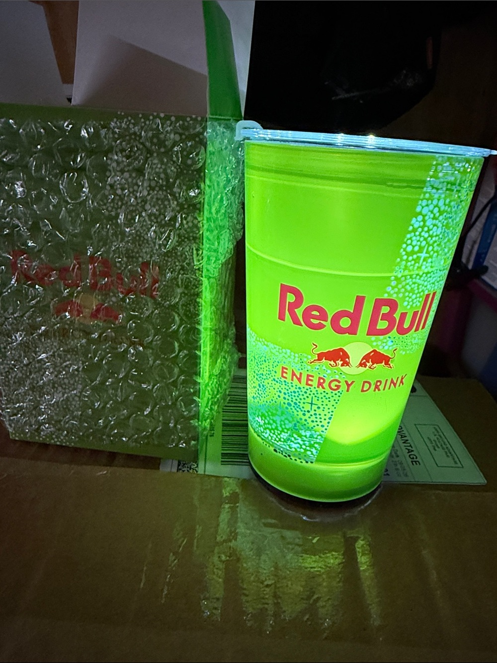 Neon Green Red Bull Cup - Branded Party